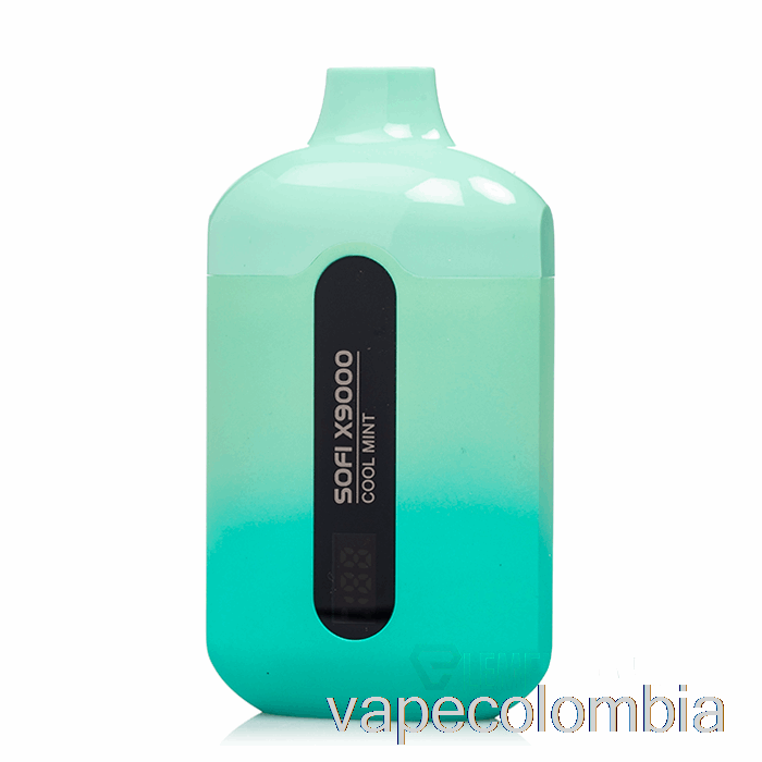 Vape Recargable Sofi X9000 0% Cero Nicotina Inteligente Desechable Menta Fresca